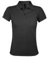 10573 Ladies Prime SOL'S Ladies Prime Poly/Cotton Piqué Polo Shirt Dark Grey colour image